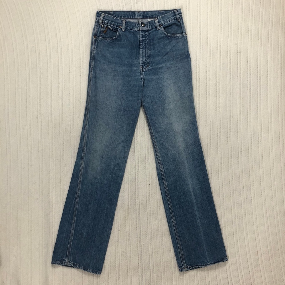 Niks Jeans Vintage Blue Denim Bell Bottoms‎ Women's Size 10 Flared Leg